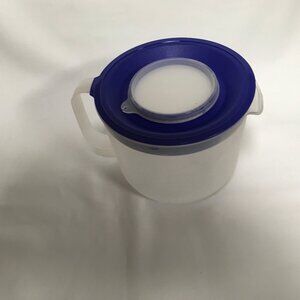 Tupperware Mix N Stor Batter Mixing Measuring Pitcher 8 Cup 2 L Cover Splash